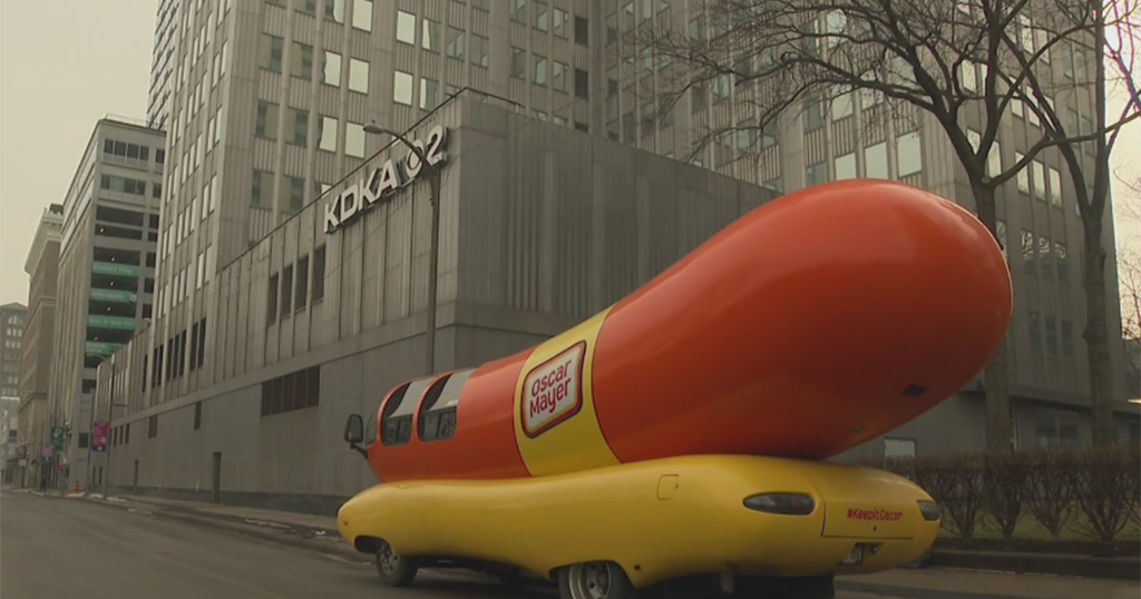 Oscar Mayer's Wienermobile is back in Pittsburgh. Here's where you can see it this weekend.
