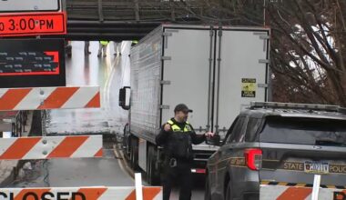 Service resumes on SEPTA's Thorndale line after truck hits overpass in Wynnewood, Pa.