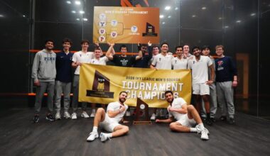 Men's Squash Nips #2 Seed Harvard For Inaugural Ivy Tournament Title, 5-4