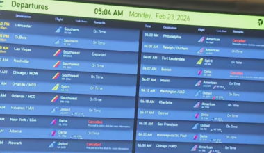 Dozens of Pittsburgh International Airport flights cancelled because of East Coast snowstorm