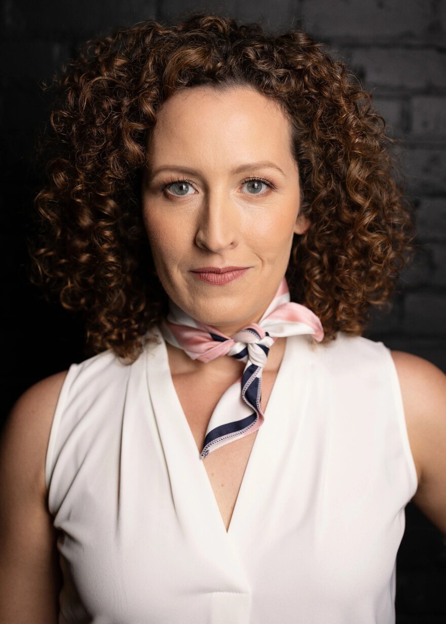 woman in a sleeveless top