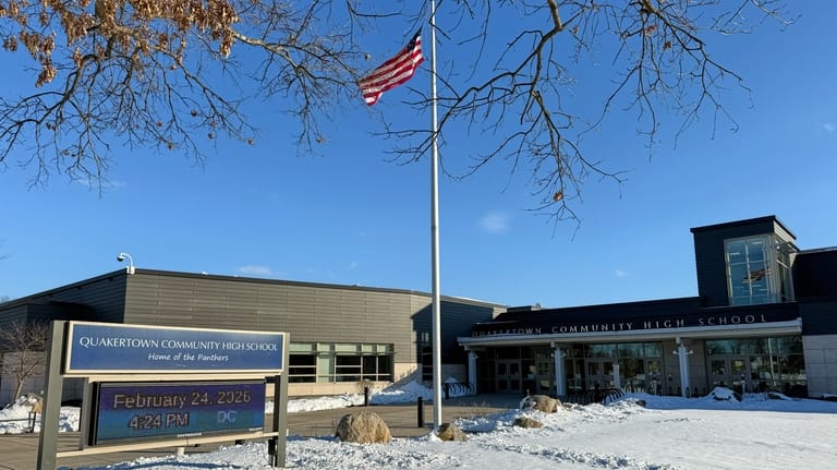 Quakertown Community High School is seen, Tuesday, Feb. 24, 2026,...
