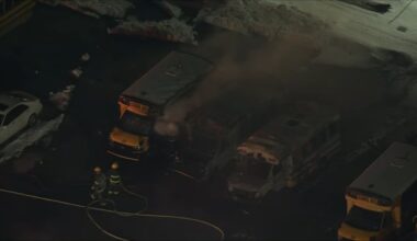 School buses catch fire at lot in Port Richmond on Wednesday – NBC10 Philadelphia