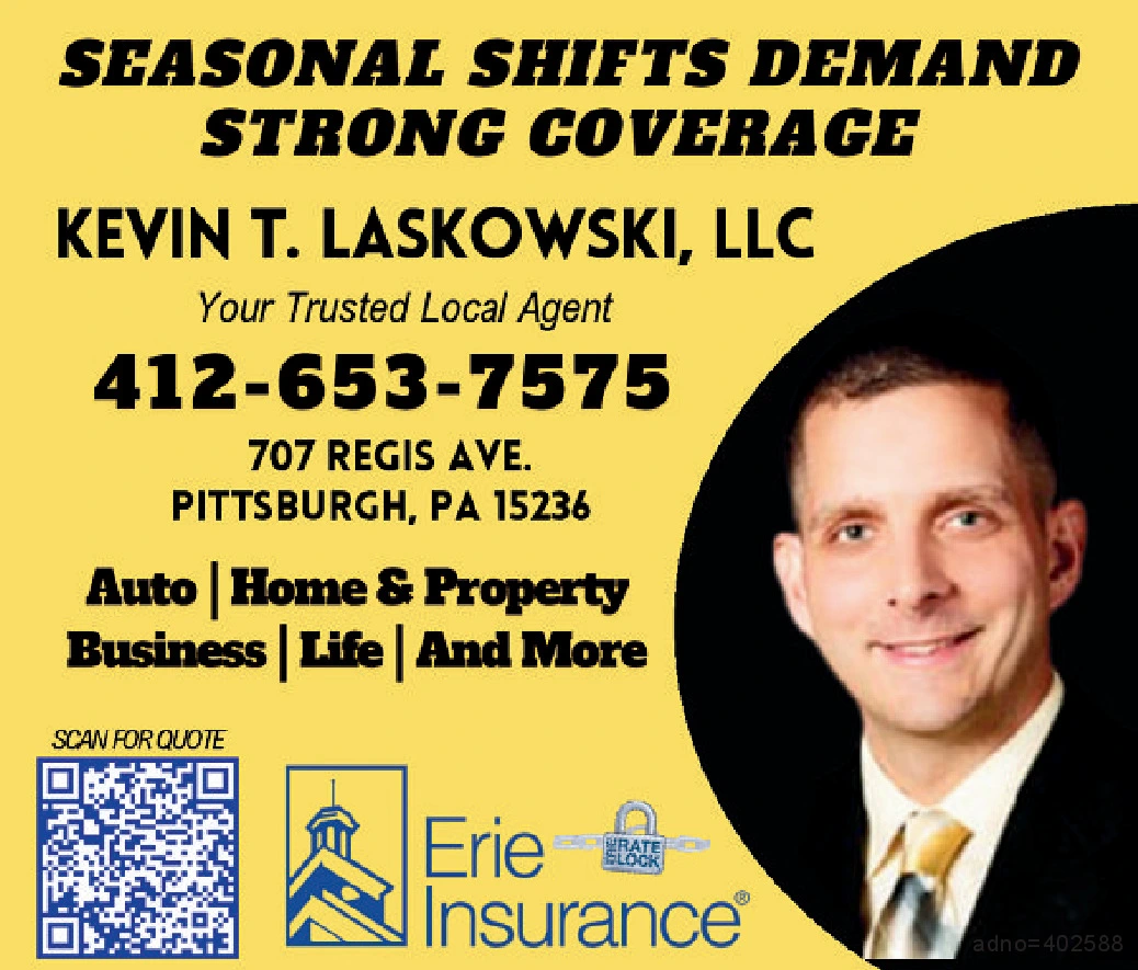 THURSDAY, FEBRUARY 26, 2026 Ad - Erie Insurance - Kevin T Laskowski LLC