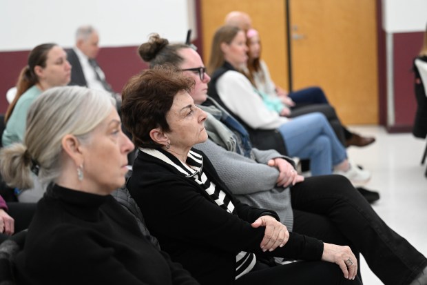 The Northampton County District Attorney hosts a panel discussion addressing teen dating violence Tuesday,Feb. 24, 2026, at the Forks Township Community Center. The discussion addressed concerns with regard to the legislative and law enforcement response, present resources available to teen victims, and solicit questions and comments from the community in general with regard to teen dating violence. (Amy Shortell/The Morning Call)