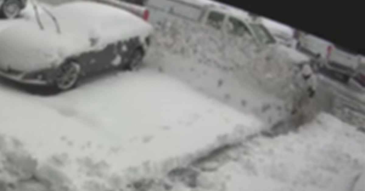 Video shows plow driver blast man with snow in Philadelphia. He believes it was intentional.