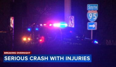 Multiple people injured following serious crash near I-95 in Bensalem, Pennsylvania