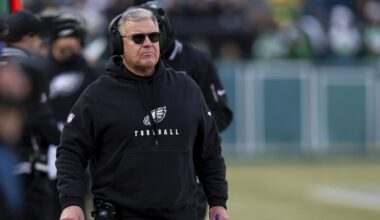 Philadelphia Eagles offensive line coach Jeff Stoutland says he won't return next season