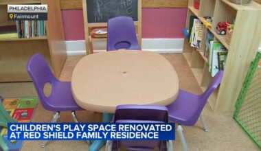 The Salvation Army celebrates renovated play space at emergency housing shelter