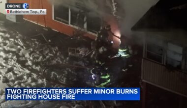 Firefighters injured in house fire in Bethlehem Township, Northampton County
