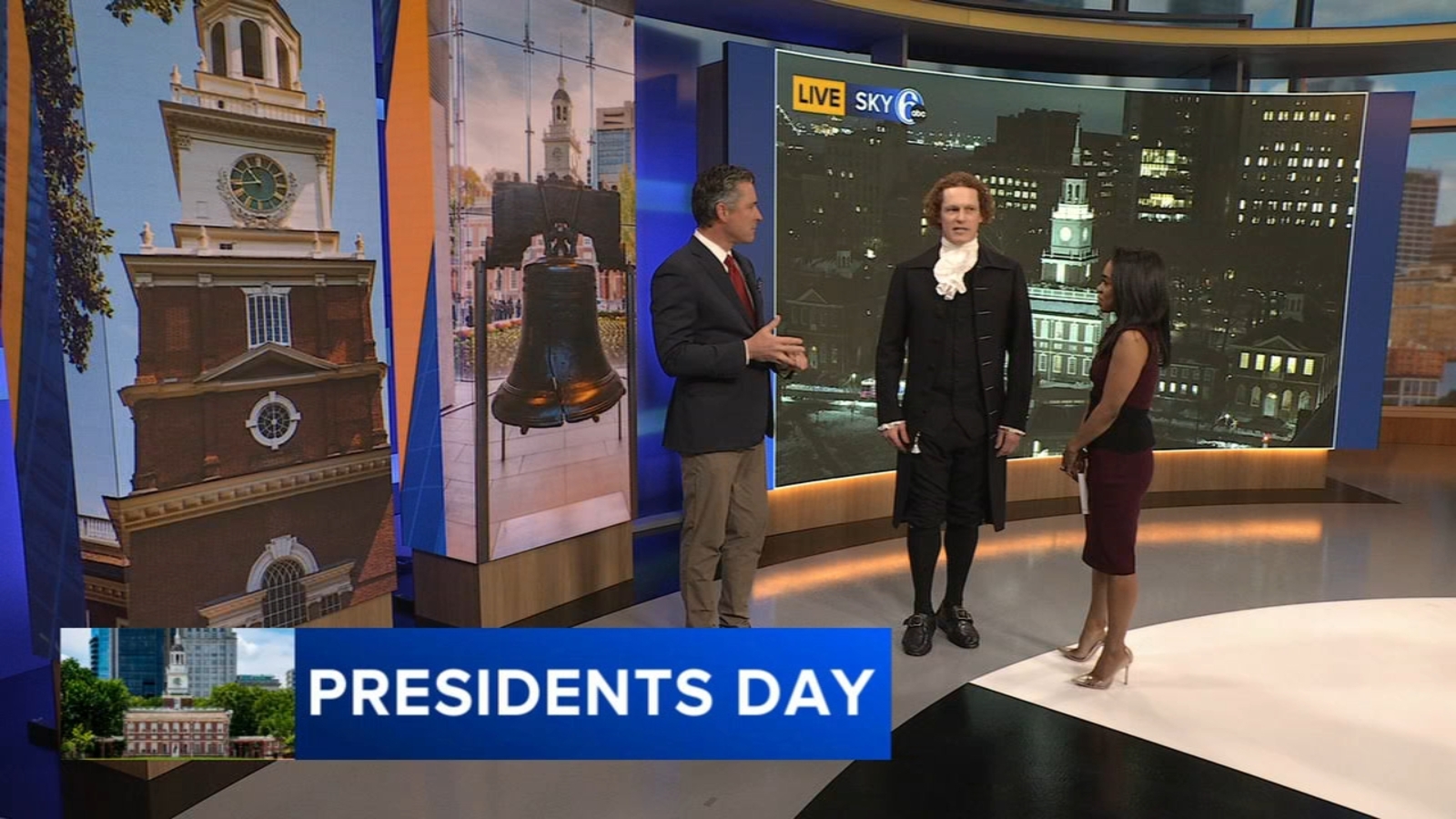 Thomas Jefferson joins the Action News team in studio