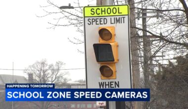 Speed camera warning period begins outside 5 Philadelphia Schools