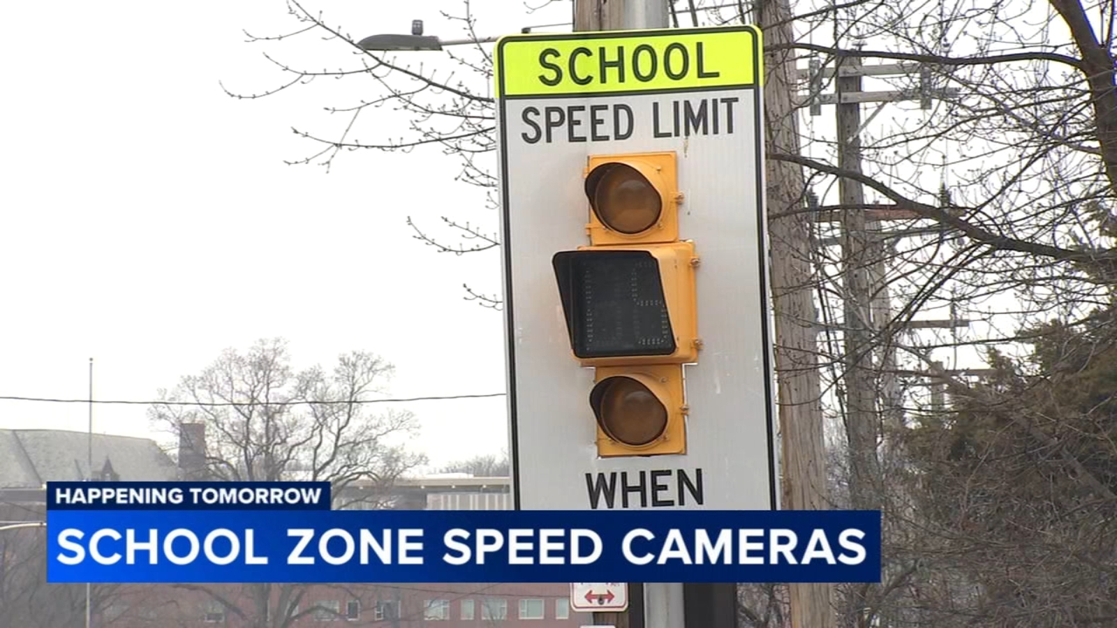 Speed camera warning period begins outside 5 Philadelphia Schools