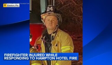 Firefighter seriously injured while battling fire in Northampton County