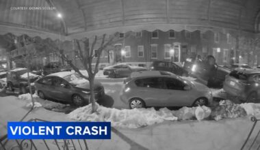 Pickup truck flips after early morning crash in South Philadelphia; driver runs from scene