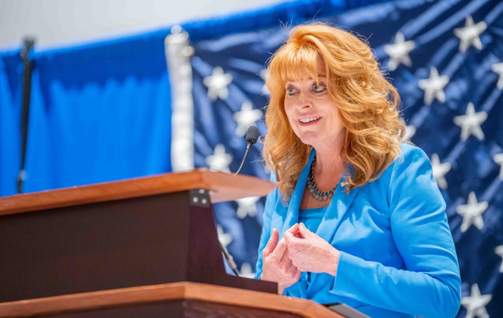 State Treasurer Stacy Garrity received the endorsement of the Pennsylvania GOP on Sept. 20, 2025, during the party