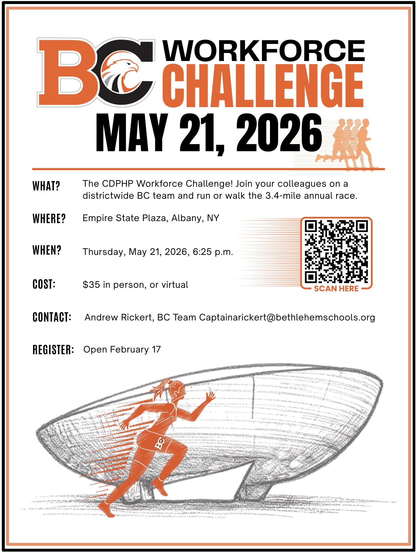 Flyer advertising the 2026 Workforce Challenge