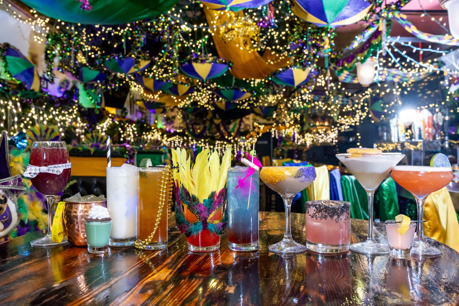 The Mardi Gras Pop-up Bar Experience at Craftsman Row Saloon runs through Fat Tuesday.
