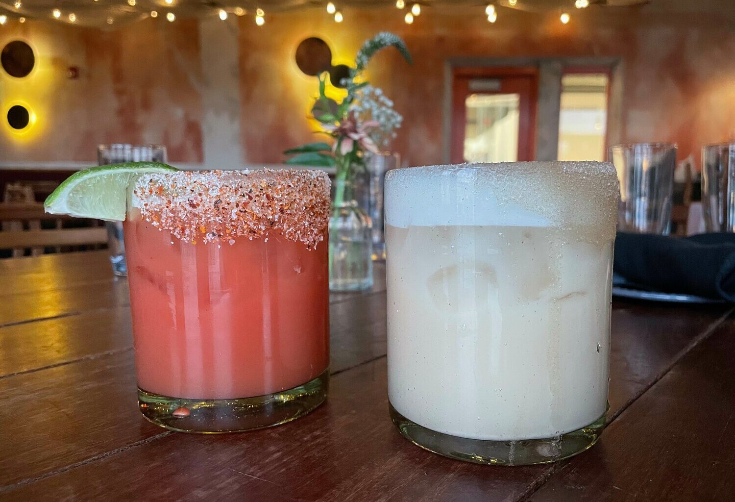 Drinks from Sor Ynez are shown.