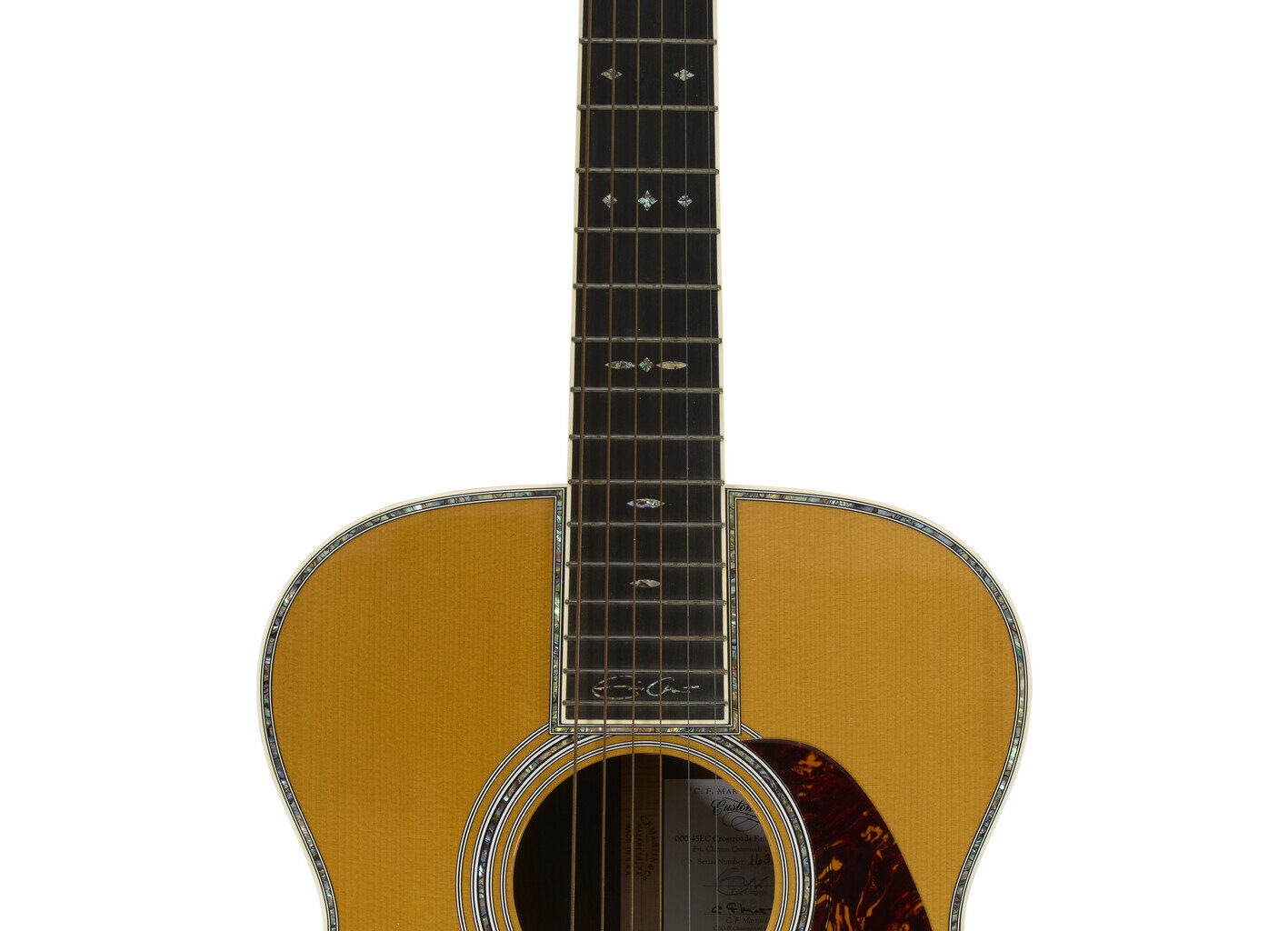 C.F. MARTIN & CO., NAZARETH, PENNSYLVANIA, 2012, AN ACOUSTIC GUITAR, CUSTOM SHOP ERIC CLAPTON CROSSROADS, 000-45ECB