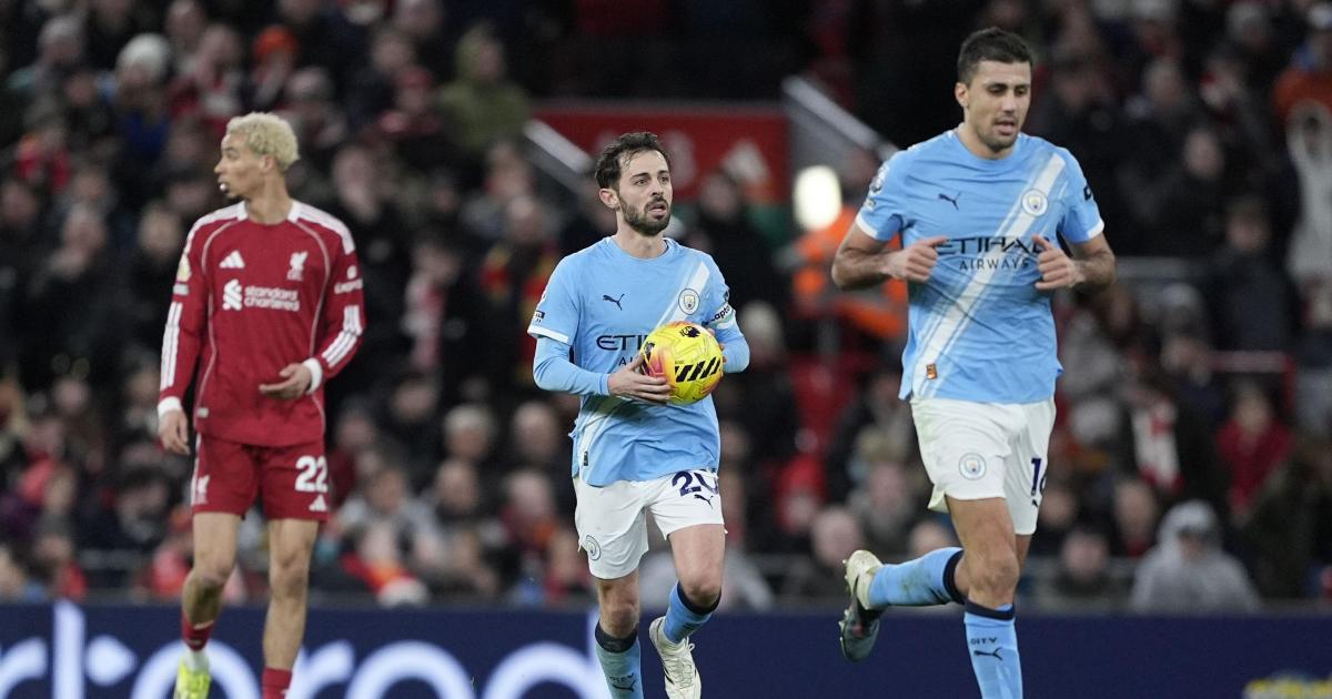 Bernardo Silva feared title race was over before Man City comeback at Liverpool