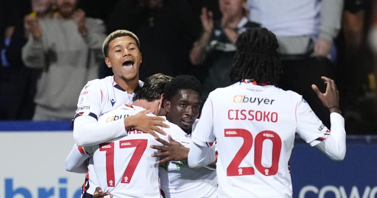 Mason Burstow’s added-time goal earns Bolton a point at Reading