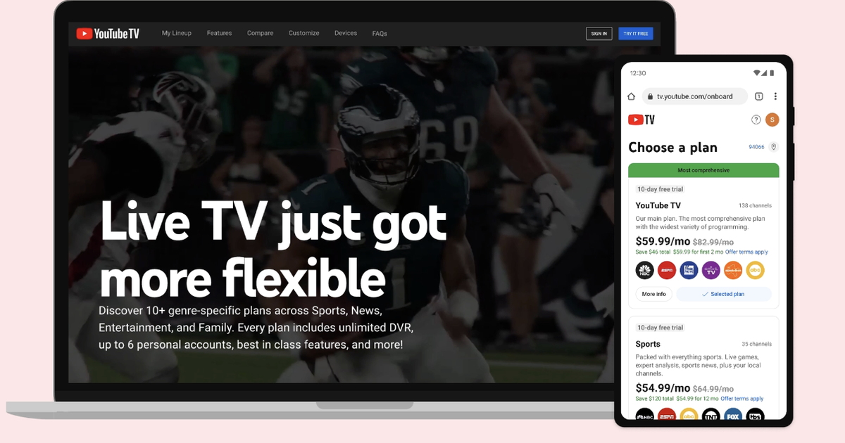 YouTube TV offers new sports bundle with NBC Sports Philadelphia