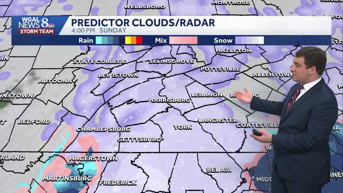South-central Pennsylvania: winter storm watch issued