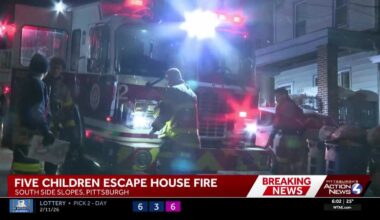 Five children escape Pittsburgh house fire