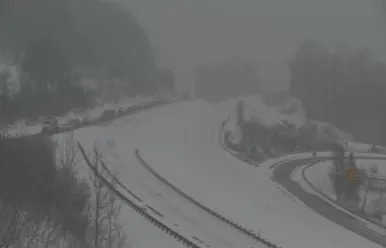 Slowdown on Interstate 79 north of Harmony, Pennsylvania Friday afternoon.