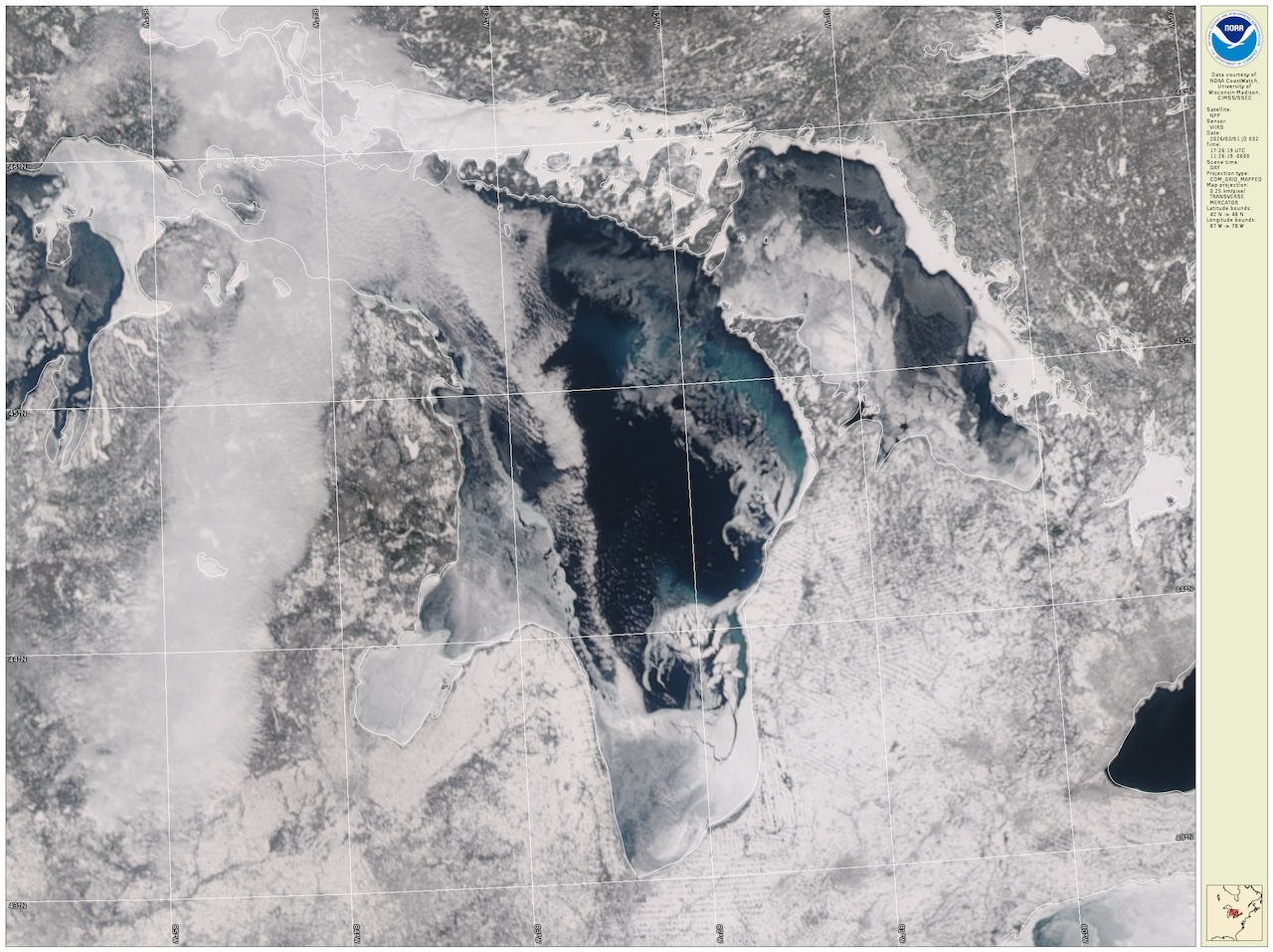 Great Lakes ice
