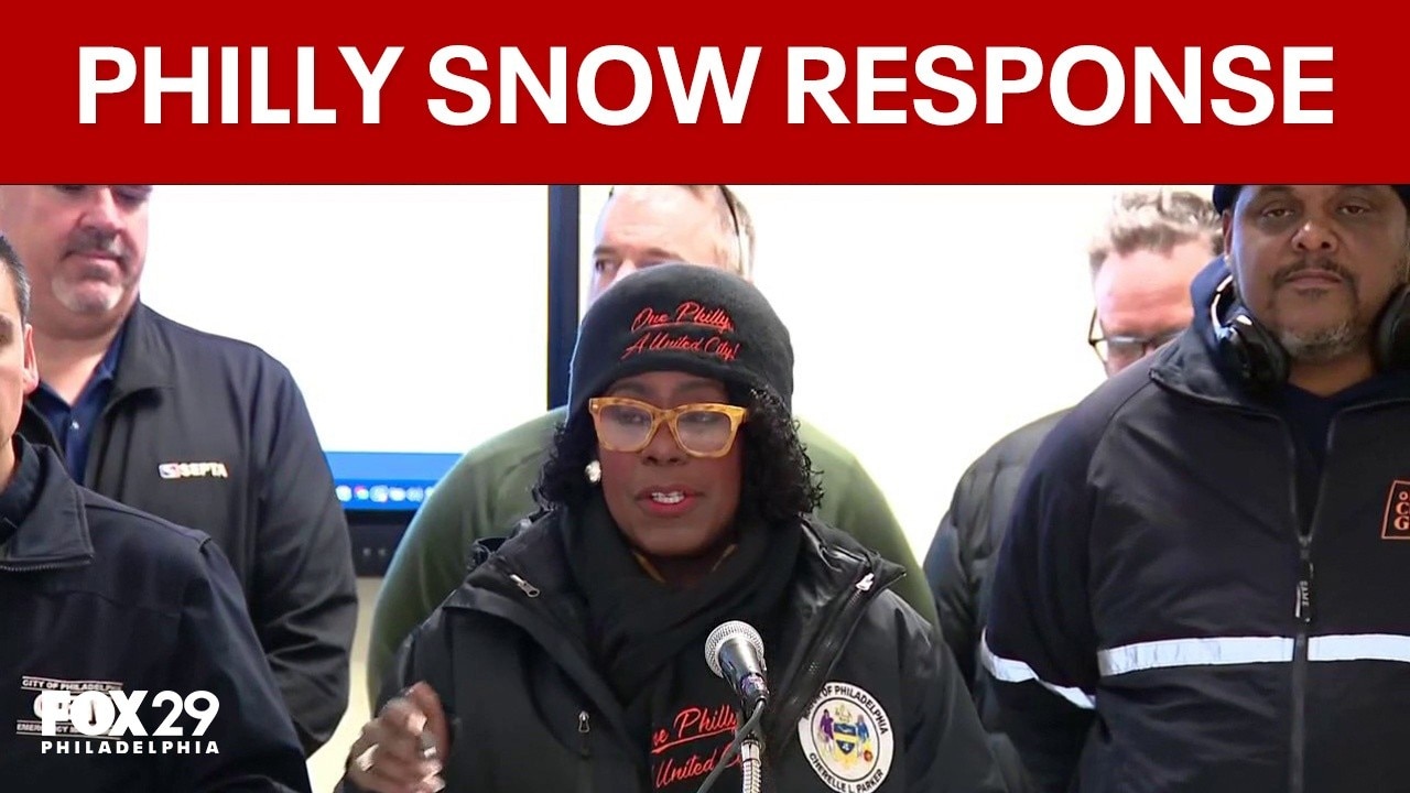 Philadelphia officials give update on city's winter storm response