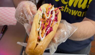 A chicken doner at Toomi's Shawarma, 125 S. State Rd., Upper Darby.