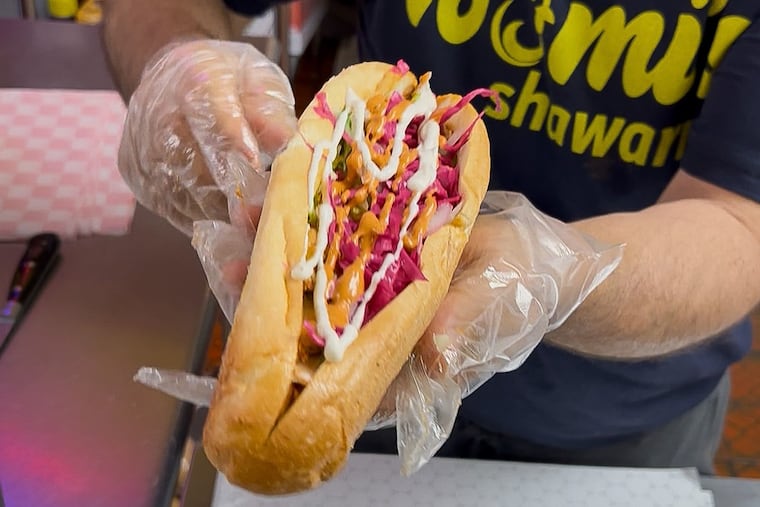 A chicken doner at Toomi's Shawarma, 125 S. State Rd., Upper Darby.