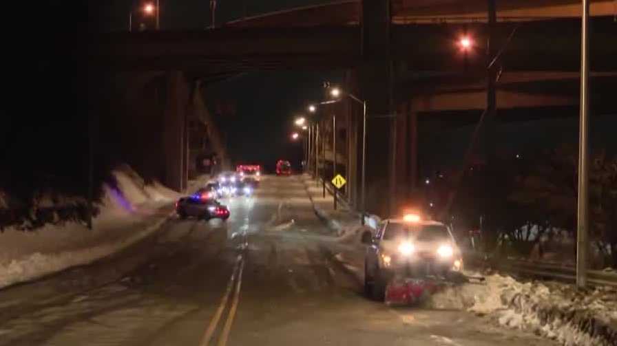 Driver hurt after crash on West Carson Street in Pittsburgh's South Shore