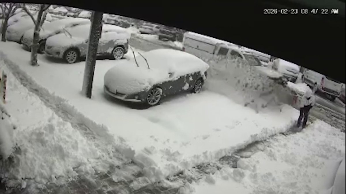 Man shoveling in Philly says he was intentionally hit by wall of snow from plow – NBC10 Philadelphia