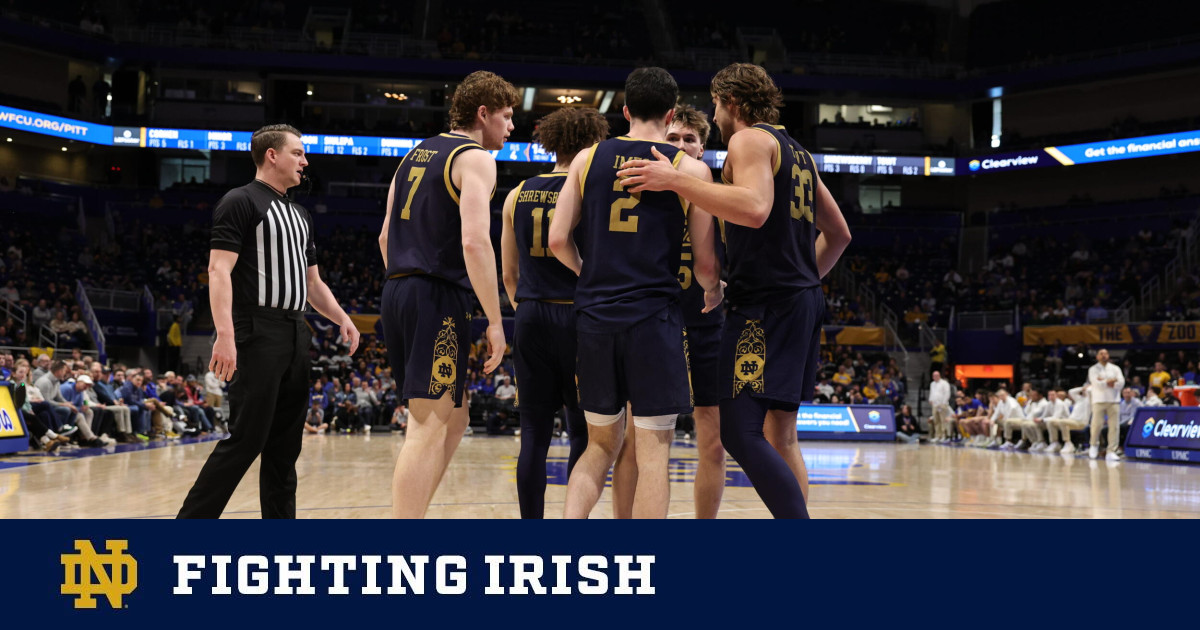Late Irish Flurry Falls Short in 68-73 Loss at Pitt – Notre Dame Fighting Irish – Official Athletics Website
