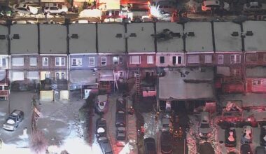 Fire damages five rowhomes in North Philadelphia's Fairhill neighborhood