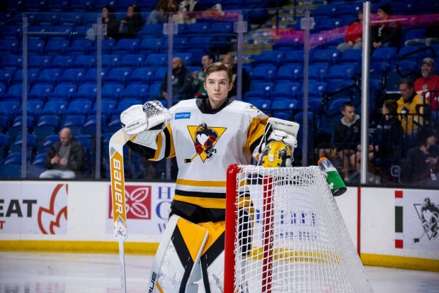 WBS Penguins goaltender Sergei Murashov. (COURTESY OF WBS PENGUINS)