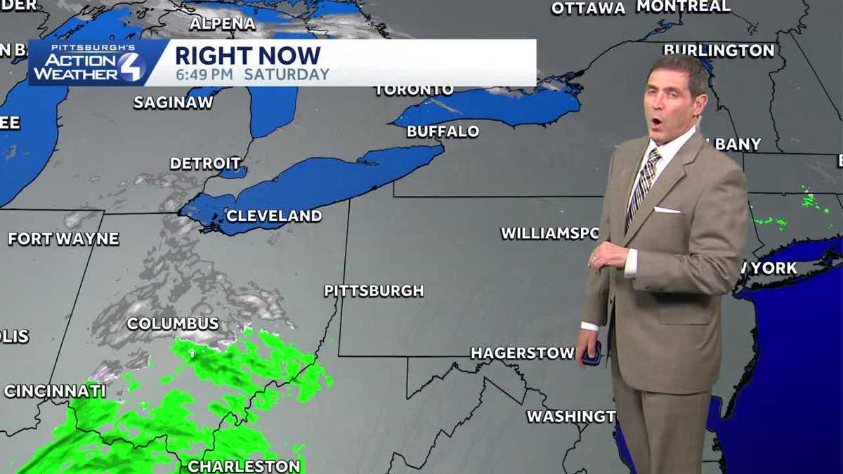 Light snow showers Sunday, Chilly Start to week