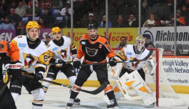 Phantoms battle hard but lose to Wilkes-Barre/Scranton 6-5 on Friday night