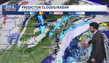 Frigid chills continue through the weekend, winds increase Sunday in south-central Pennsylvania