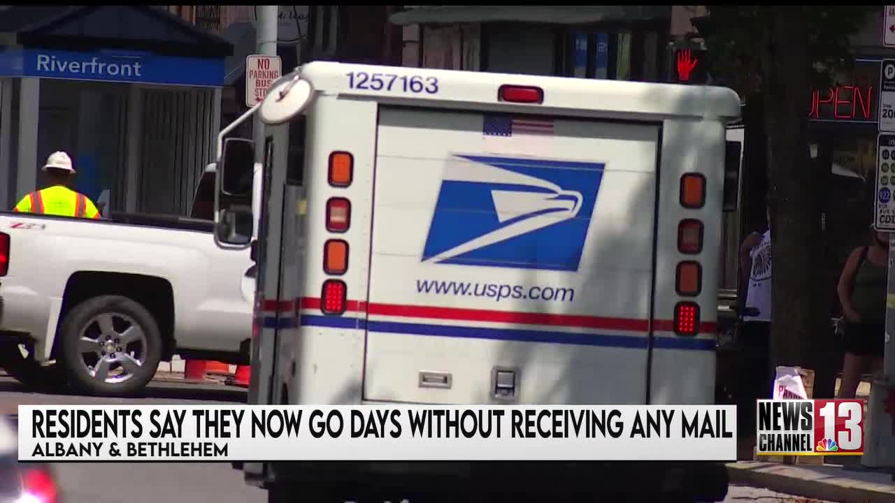 Some Albany & Bethlehem residents say they sometimes go days without mail