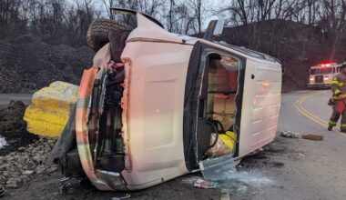One person taken to the hospital following rollover crash in Baldwin Borough