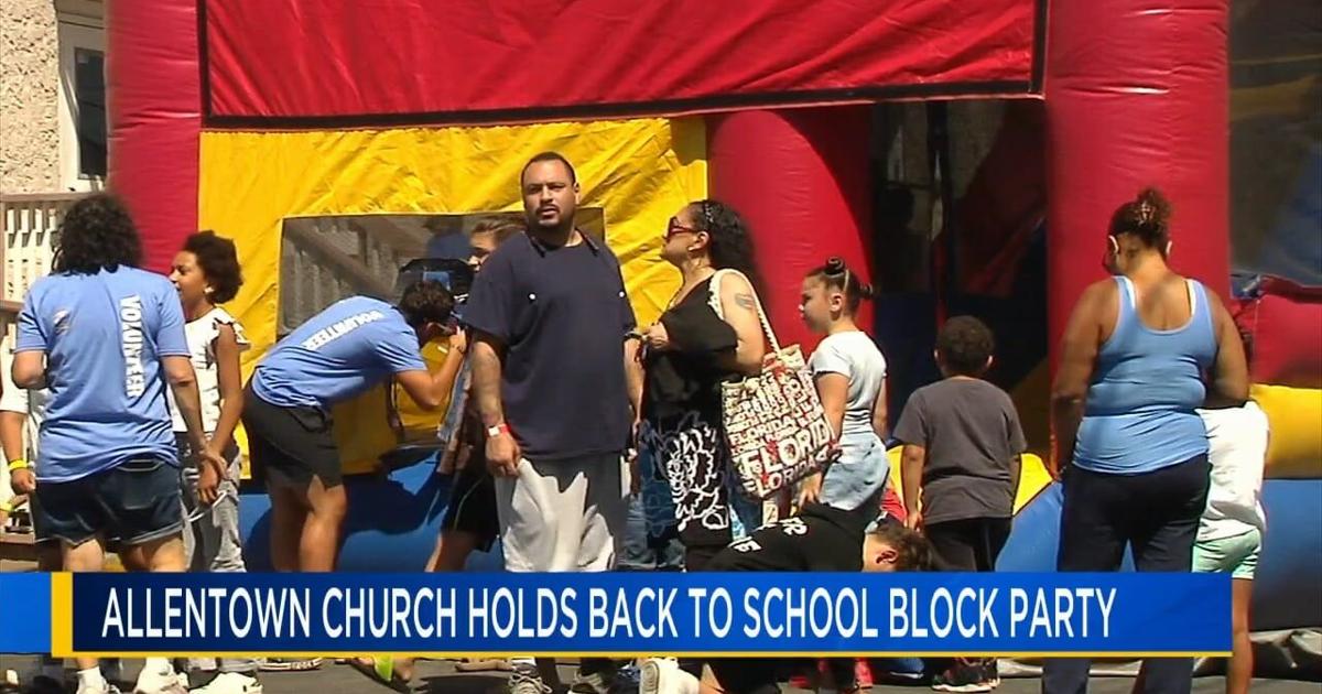 Allentown kids enjoy free back-to-school block party at Hope Community Church | Allentown Area