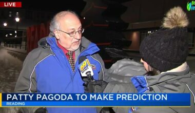 Patty Pagoda will make her forecast from the 800 block of Penn Street | Video