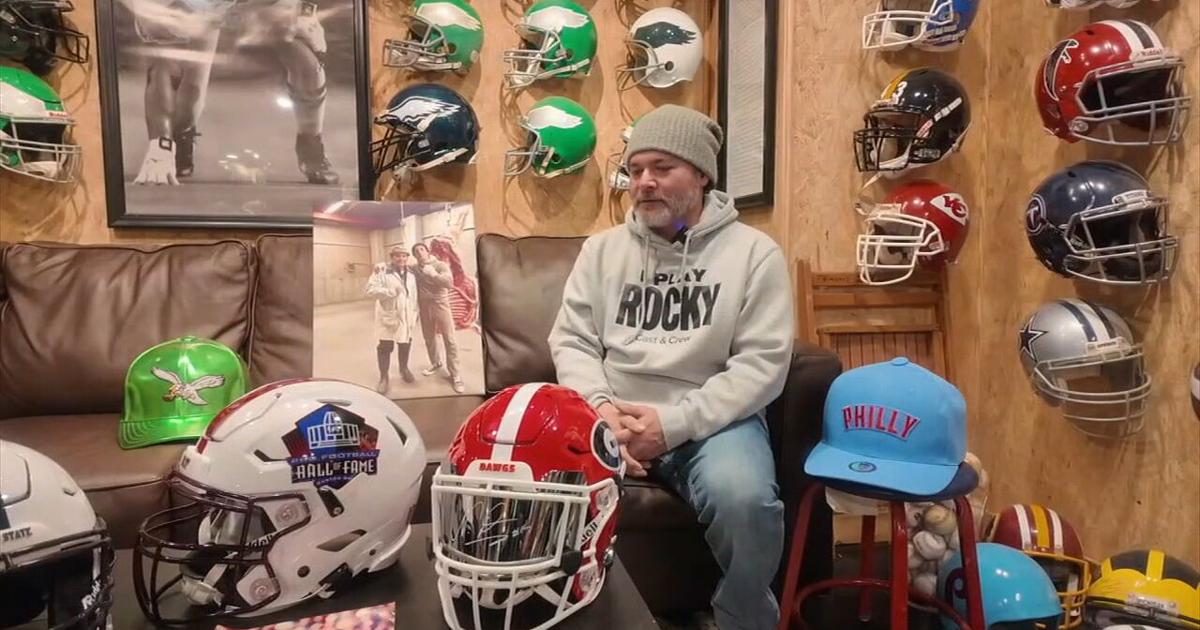 ‘Crazy helmet collection’: Leesport collector and artist talks love of NFL ahead of Super Bowl | Berks Regional News