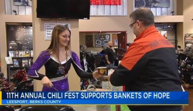 Classic Harley-Davidson serves up Redner's chili to support homeless shelters | Reading Area