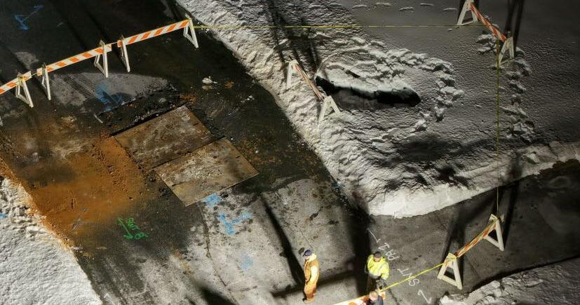 Water main break causes sinkhole in S. Whitehall Twp. | Allentown Area