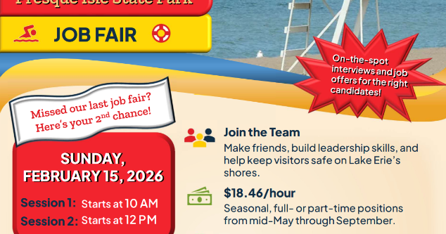 Second Presque Isle State Park Job Fair | News